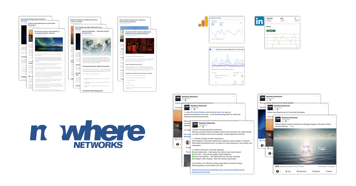 KontentPlus creates a steady stream of hyper-targeted, high-impact content for website and LinkedIn, keeping key audiences informed and engaged.